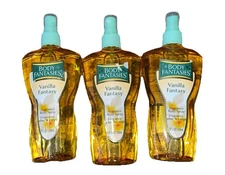 3x Body Fantasies Vanilla Fantasy 8 oz 236 ml Perfumed Fragrance Body Spray