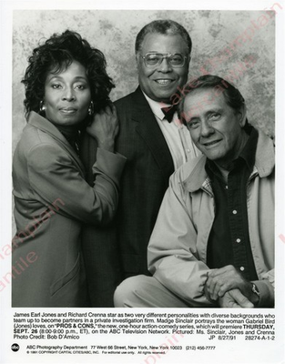 #ad PROS amp; CONS Press Photo #10 7X9 JAMES EARL JONES richard crenna $15.98