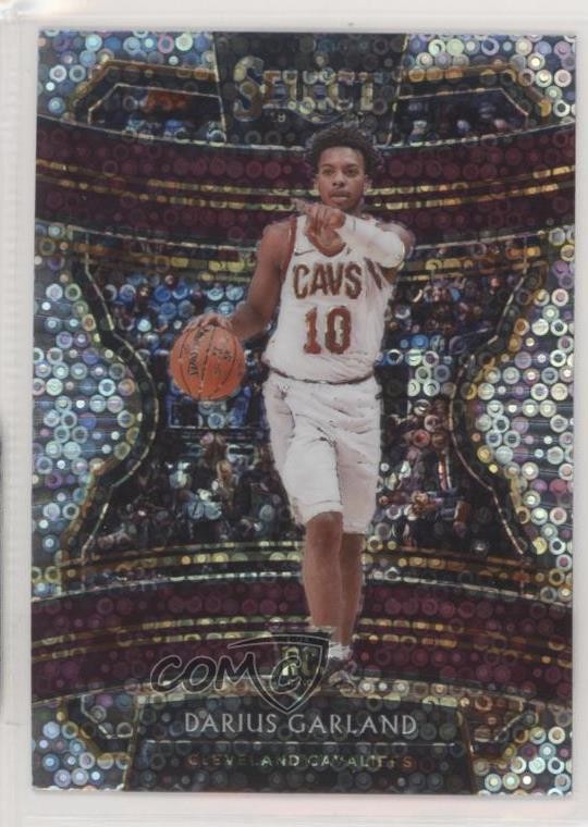 2019-20 Panini Select Concourse Hybrid Disco Prizm Darius Garland #10 6fs