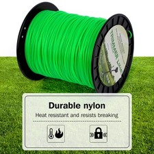 2.4mm x 370M Heavy Duty Green Nylon Round Trimmer Strimmer Line Cord Rope UK 0.04 per metre