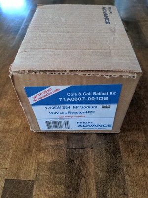 Philips ADVANCE Ballast Core & Coil Ballast Kit 1-100W S54 HP Sodium 120V 60Hz