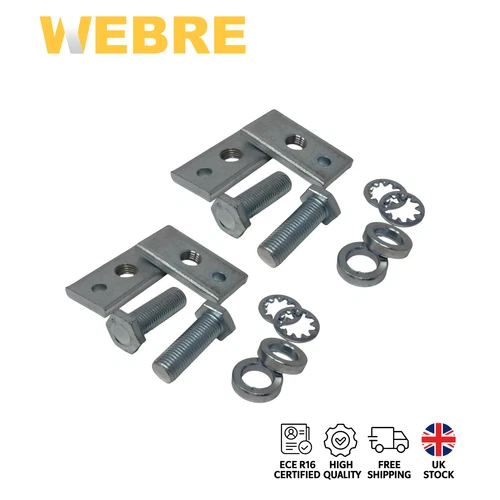 4x Classic Car 2-Point Static Lap Seat Belt Fitting Installation Kit