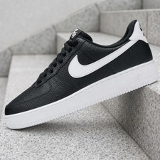Nike Air Force 1 Low '07 Black White Pebbled Leather CT2302-002 Men's New