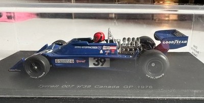 Spark S1649 Tyrrell 007 Otto Stuppacher 1976 Canadian GP 1/43