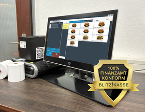 TSE Gastrokasse Breitbild TouchMonitor Restaurant Cafe Bar