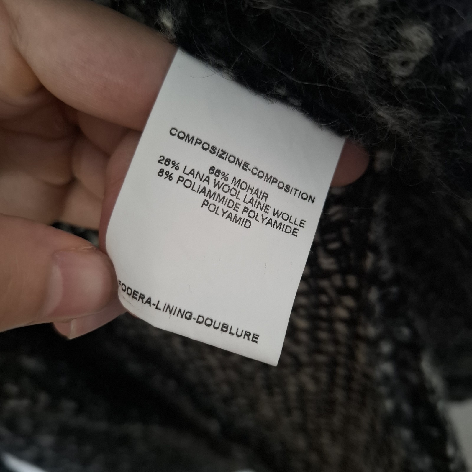 Giacca blazer YVES SAINT LAURENT Rive Gauche mohair boucle taglia F38 Medium