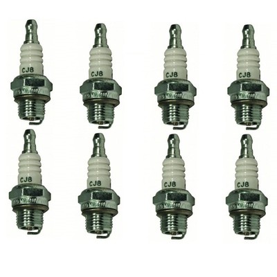 RAParts Eight (8) Spark Plugs Fits Champion CJ8 Fits Denso W20MU Fits Auto-Lite