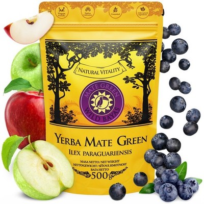 Yerba Mate Tee Green 'Wild Bayas' 0,5 Kg / 500g loose leaf Mate-Tee mit Beeren