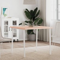Tischplatte 80X80X2,5 Cm Quadratisch Massivholz Buche