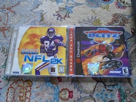 Limited Edition SEGA SPORTS BLACK Sega Dreamcast Console w/ games, more! READ!