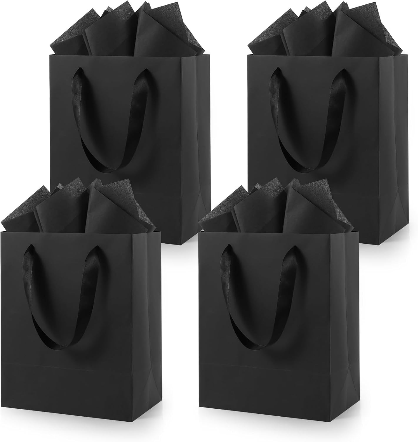 , 8x5x10 Inch 4 Pack Paper Ba