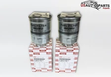 Qty 2 - Genuine Isuzu Fuel Filter Element High Efficiency For NQR NPR 4HK1 05-23