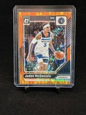 2024-25 NBA Panini Donruss Optic Jaden McDaniels ORANGE SHOCK Prizm 58/225 #40