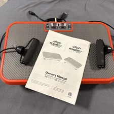 Powerfit Elite Deluxe Vibration Exercise Board w/ Cables (ETF012C) *Works Great*