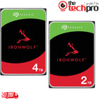 Seagate IronWolf 2TB & 4TB 3.5" SATA NAS HDD CMR 256MB Cache RAID Drive