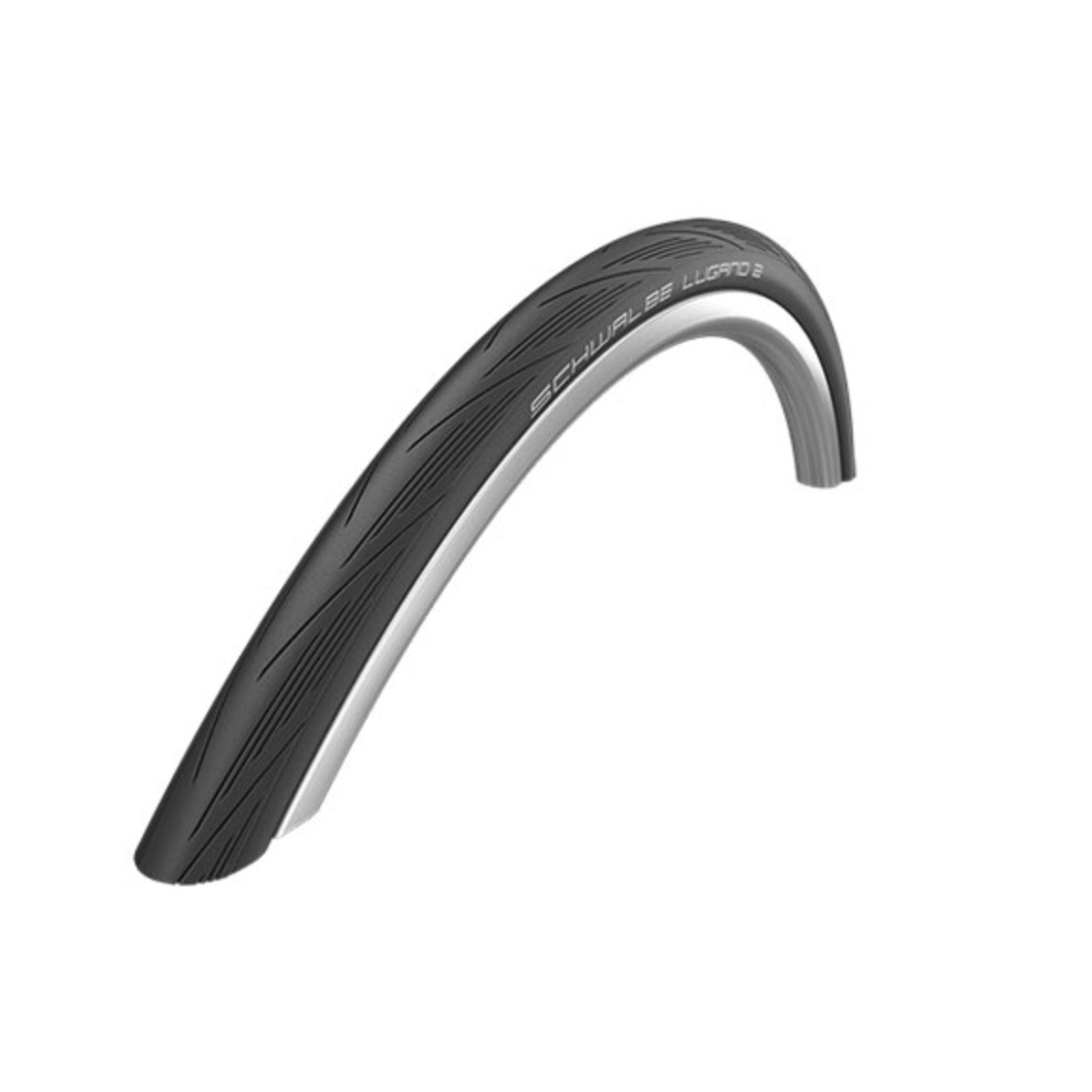 Schwalbe Lugano II Tire 700 x 25 Clincher Wire Black KGuard Endurance
