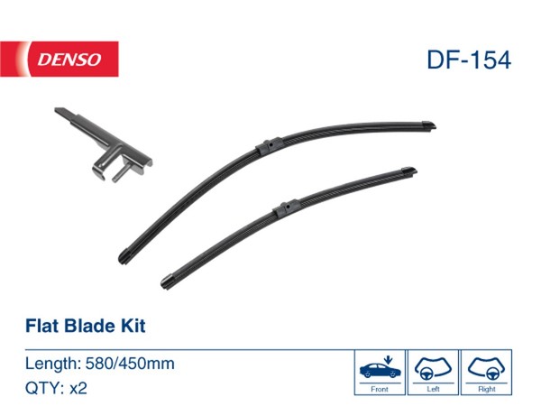Wischblatt Scheibenwischer Denso DF-154 FüR Alfa 159 Sportwagon Brera Spider MPI-image