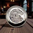 Bunker Bullion - 1 oz .999 Fine Proof Silver - Hand Poured Round