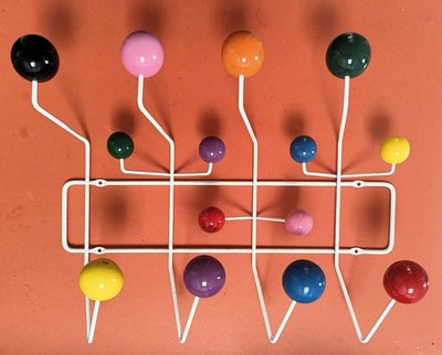 Vitra Eames 'Hang It All' Garderobe / Haken / Hüte - mehrfarbig