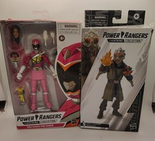 Hasbro Power Rangers Lightning Collection Dino Charge Pink Ranger And mesogog