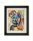 14x11 Unframed Original Expressionism Woman Handmade Acrylic — photo 1