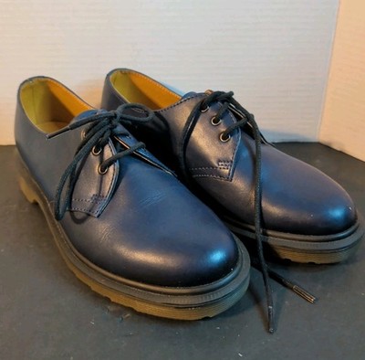 Doc Dr Martens 1461 3 Eye Leather Oxford Blue Air Wair US Size 6