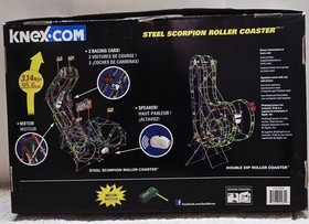 KNEX Steel Scorpion Roller Coaster 265300 1035 Pieces Open Box Complete NEW