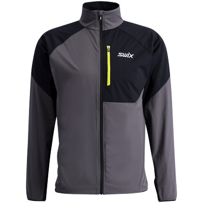 SWIX Men's Focus Magnet/Black Wind Jacket (10182-24-12207)