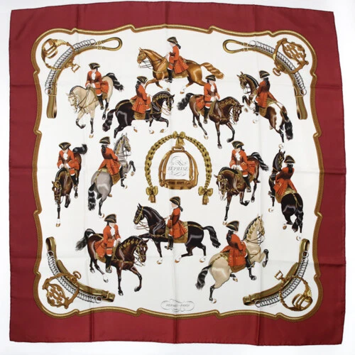 Hermes scarf with horses deals