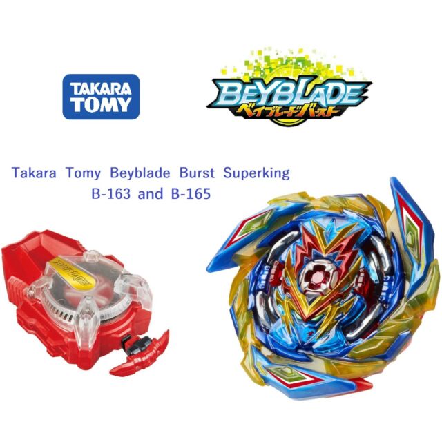 TAKARA TOMY BEYBLADE BURST SuperKing B-163 Brave Valkyrie & B-165 Bey Launcher R | eBay