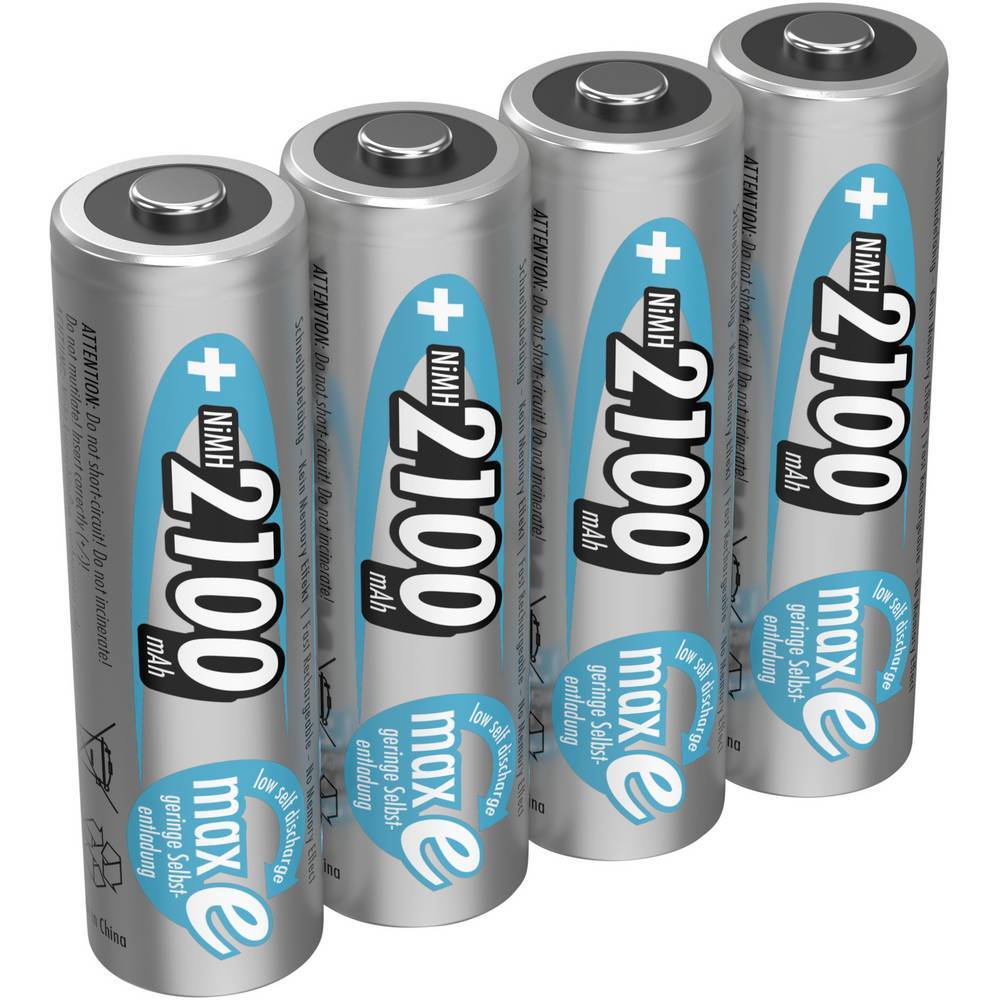 Ansmann maxE HR06 Batteria ricaricabile Stilo (AA) NiMH 2100 mAh 1.2 V 4 pz.