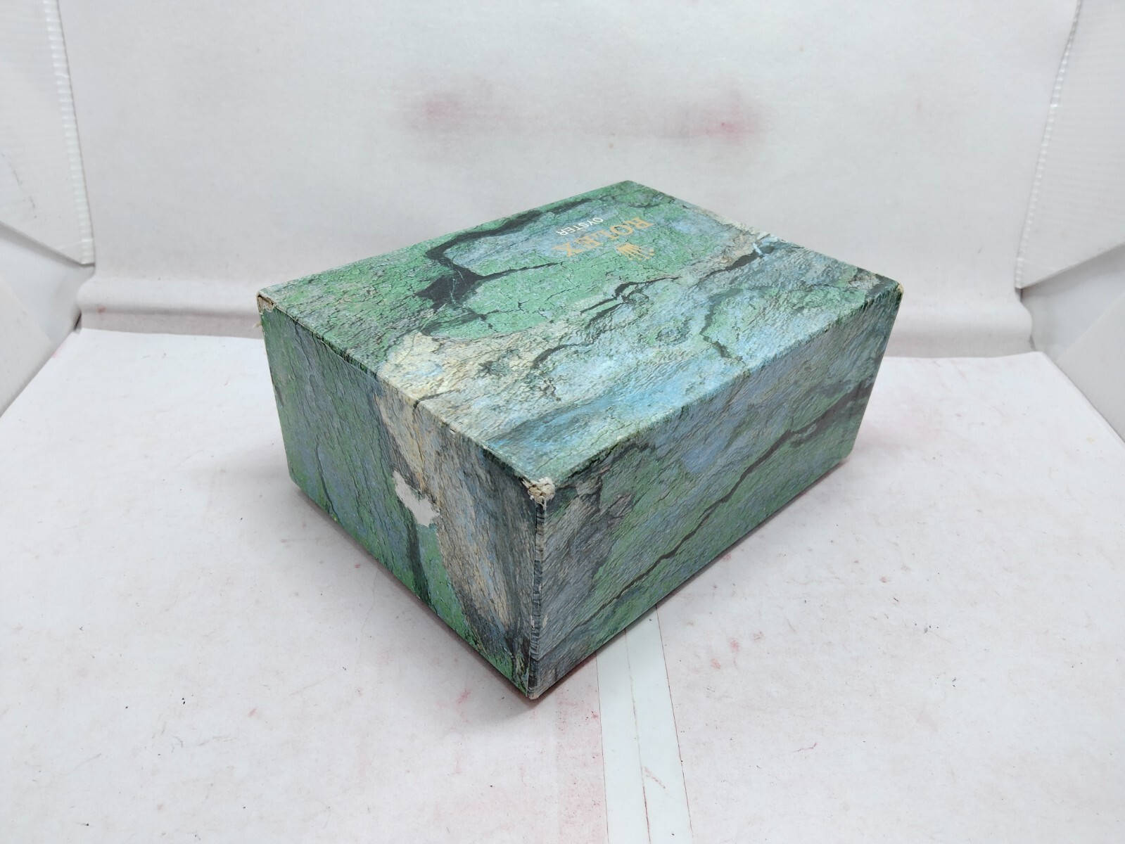 VINTAGE GENUINE ROLEX Watch box case 68.00.71 wood leather no inner 231105007yS