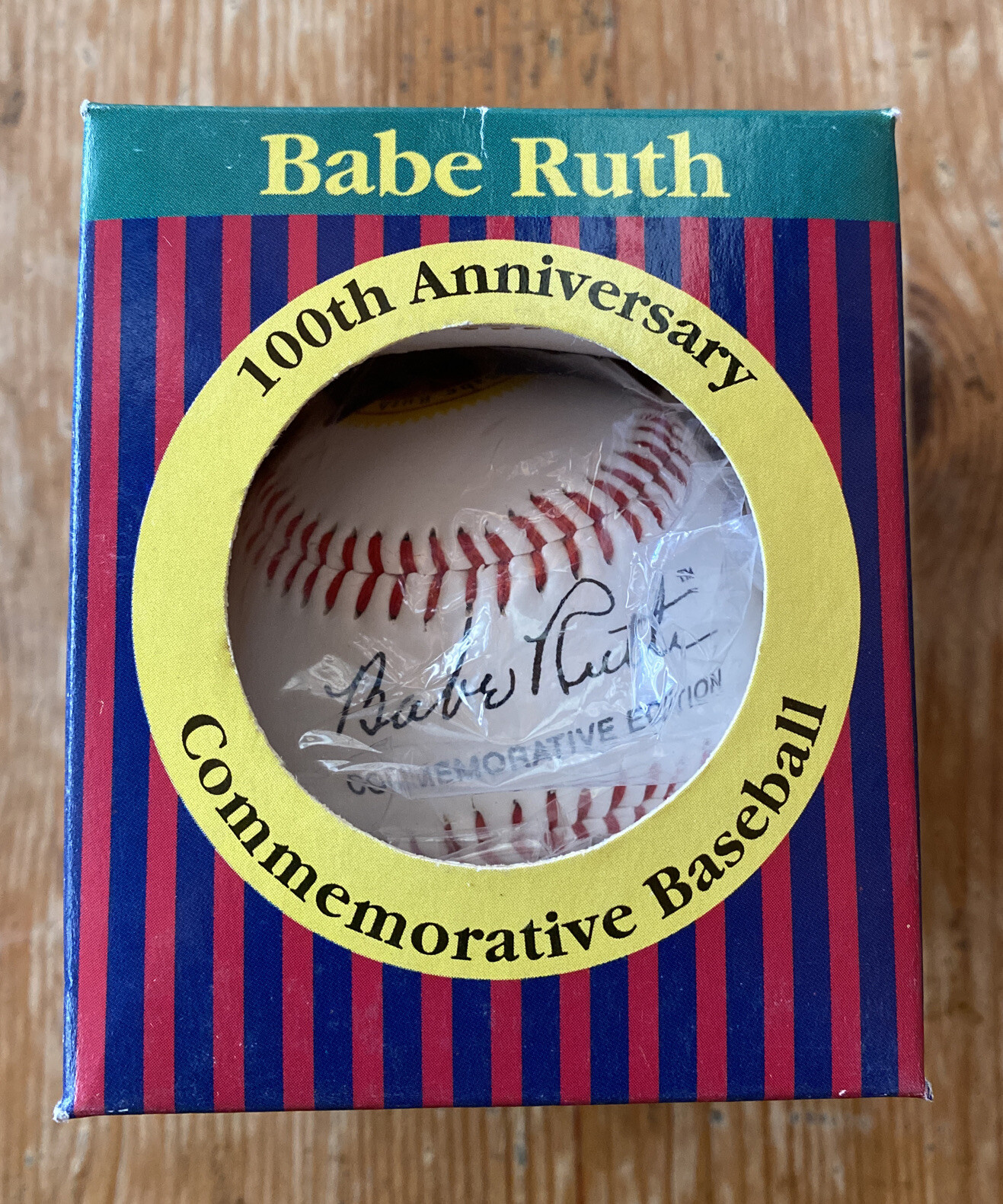 Babe Ruth 100th Anniversary Commemorative Edition Baseball Sealed w
