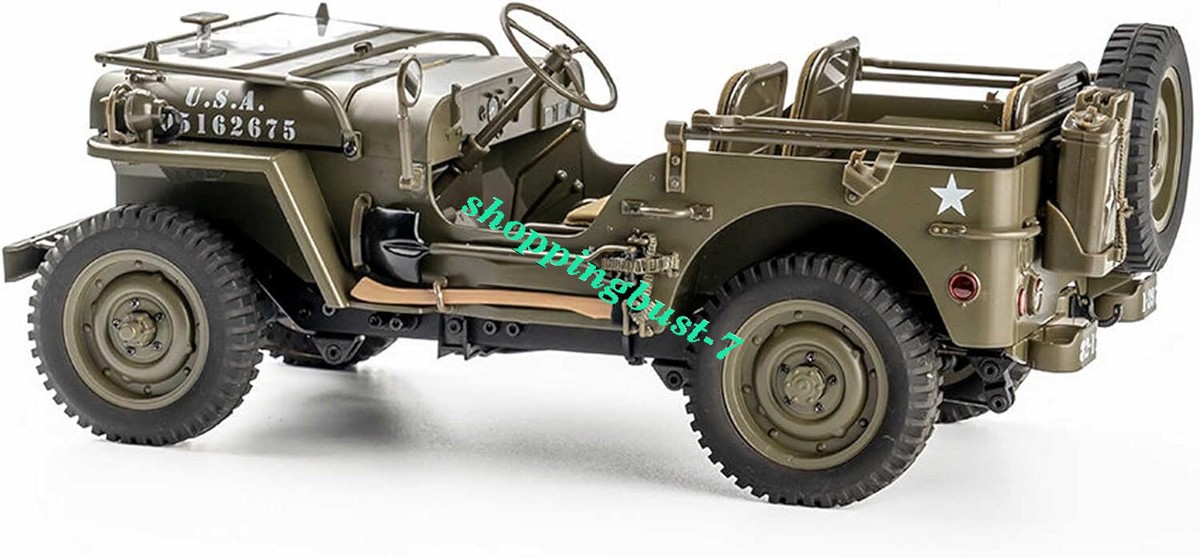WOWRC RocHobby 1/12 1941 MB Scaler RC Jeep 4x4 Hobby Grade RTR RC