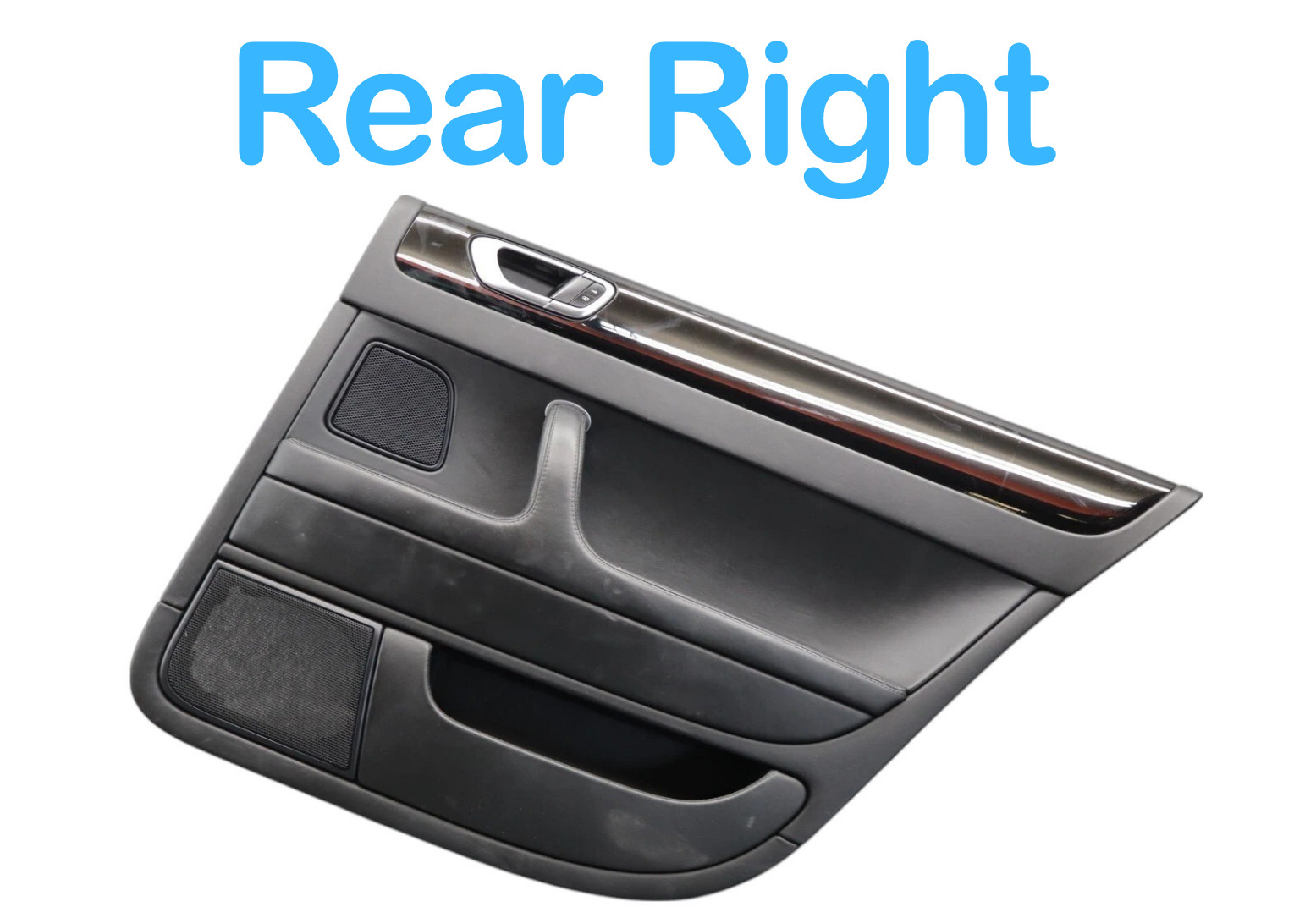 06-13 Bentley Continental Rear Right Side Interior Door Cover Panel Oem