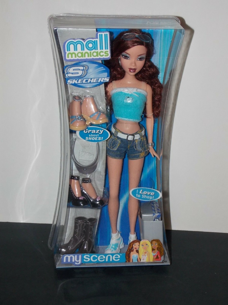 2005 Mattel My Scene Mall Maniacs Chelsea doll and Skechers Store