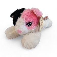 Aurora World Be My Pinkie Cat Plush Stuffed Animal Pink White Calico Flopsie 7"