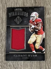 2017 Panini Majestic Unsung Warriors Materials /149 Carlos Hyde #UW-26
