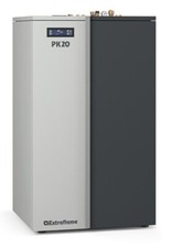 Caldaia pellet 5 stelle Nordica Extraflame PK20 in acciaio grigio 20 kW