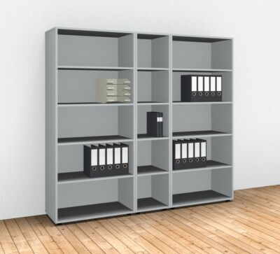 Regalwand Mega G34 Aktenregal 200 cm breit 180,8 cm hoch Büroregal Regale