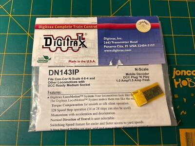 DIGITRAX DN143IP Spur N DCC Plug N Play Decoder