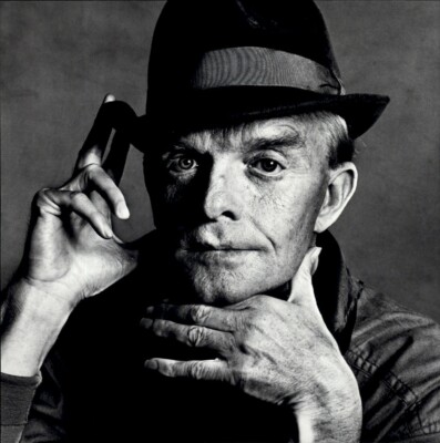 1984 Irving Penn 1979 Truman Capote in Hat Portrait Art Photo