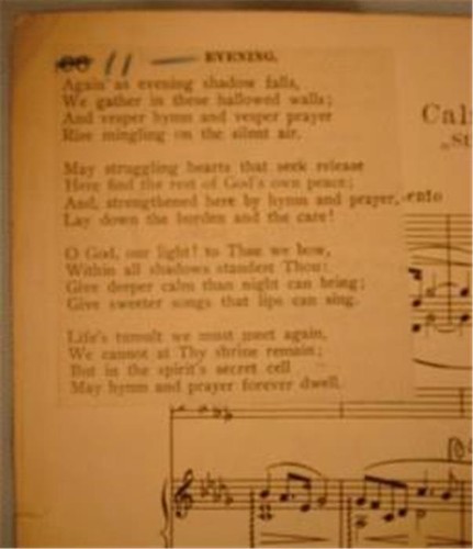 Antique Sheet Music Calm As The NIght 1891 Soprano Tenor Baritone Vocal Score - Picture 3 of 8