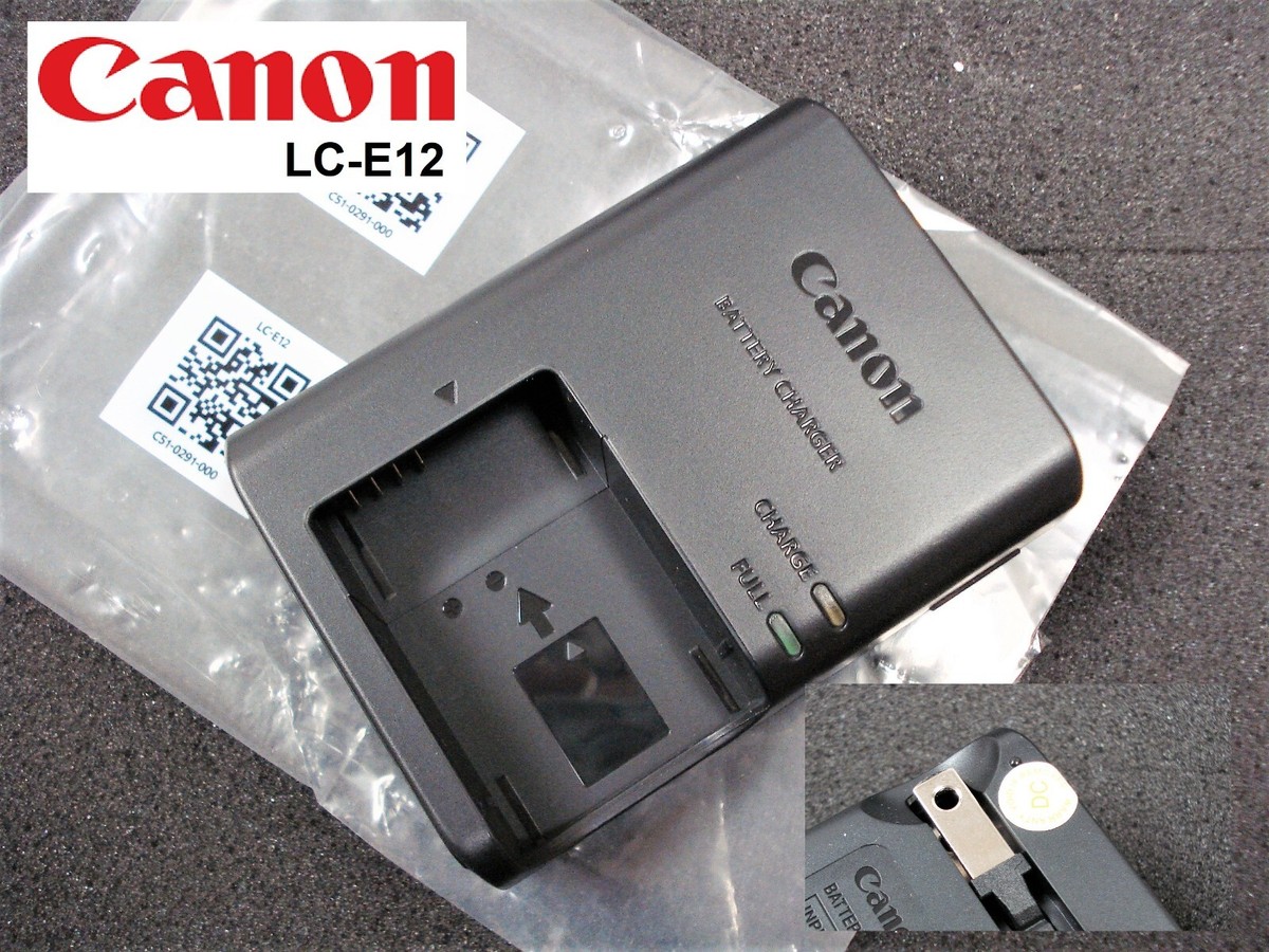New Genuine Original OEM LC-E12 Battery Charger for Canon LP-E12