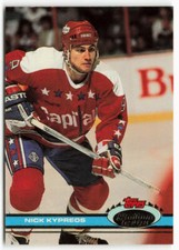 1991 Nick Kypreos Topps Stadium Club - Washington Capitals