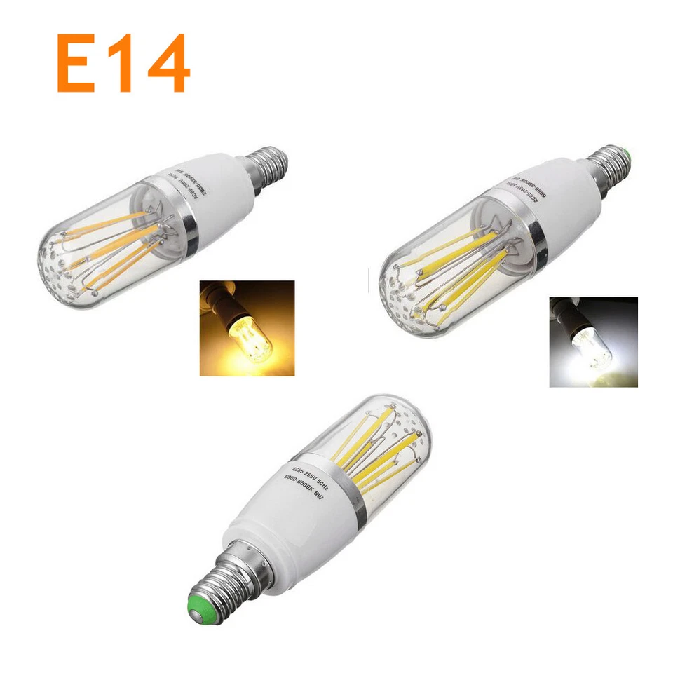 E14 E27 LED Filament Light Bulb Dimmable B22 30W 40W 60W Incandescent Lamp DC12V - Image 2 of 4