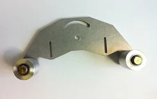 Belt Grinder D-backing plate for 2x72" knife making grinder with wheels