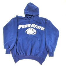 Penn State University Youth Large Sweatshirt Hoodie Big Ball Sports Blue READ
