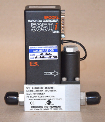 BROOKS 5850i Series Mass Flow Controller 5850IA1BM342BEA GAS: NITROGEN