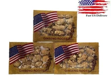Half Wild American Wisconsin 7 years Ginseng 正宗美国威州半野生花旗參圆泡参-U.S Seller